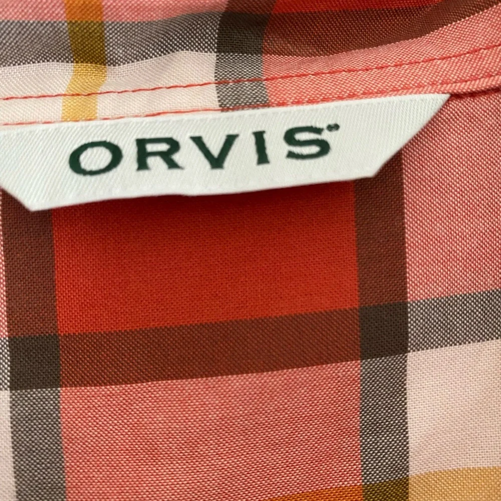 Orvis Women’s Short Sleeved Camp Shirt Size Large - Picture 2 of 3